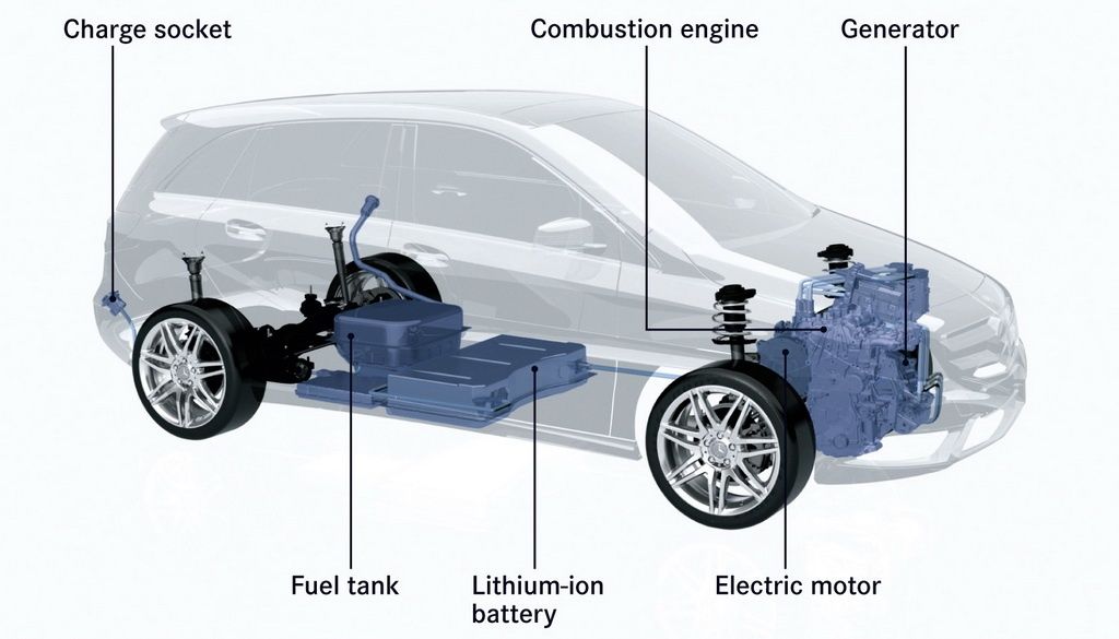 2011 Mercedes-Benz B-Class E-Cell Plus Electric Concept