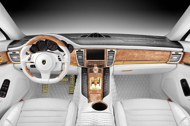 2012 Porsche Panamera Stingray GTR with Crocodile and Gold Interior