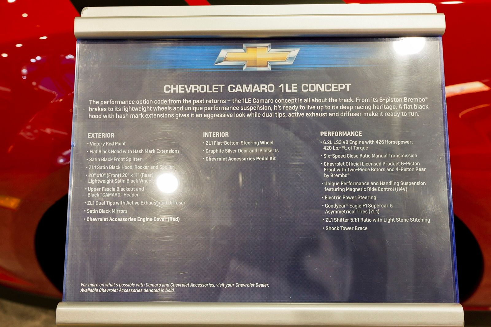 2012 Chevrolet Camaro 1LE Concept