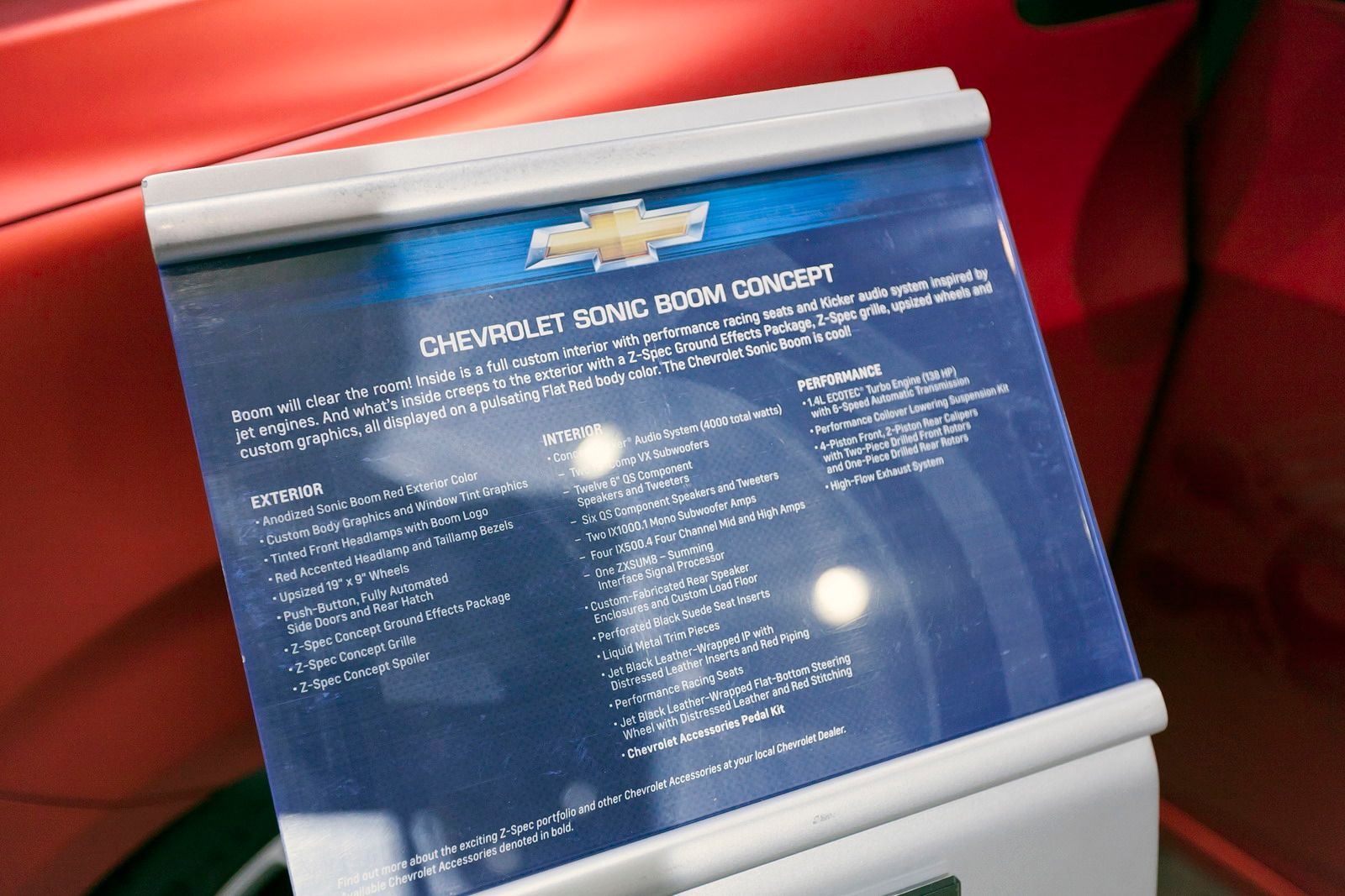 2012 Chevrolet Sonic Boom Concept