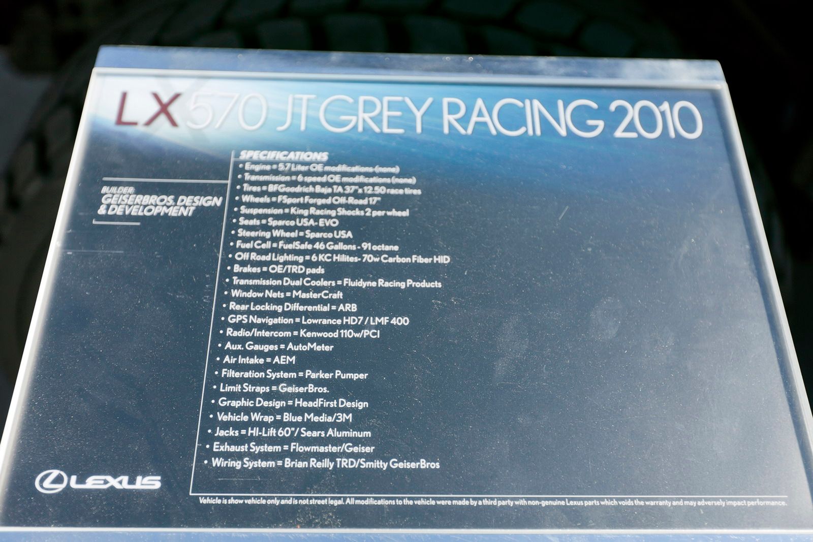 2012 Lexus LX 570 by JT Grey Racing