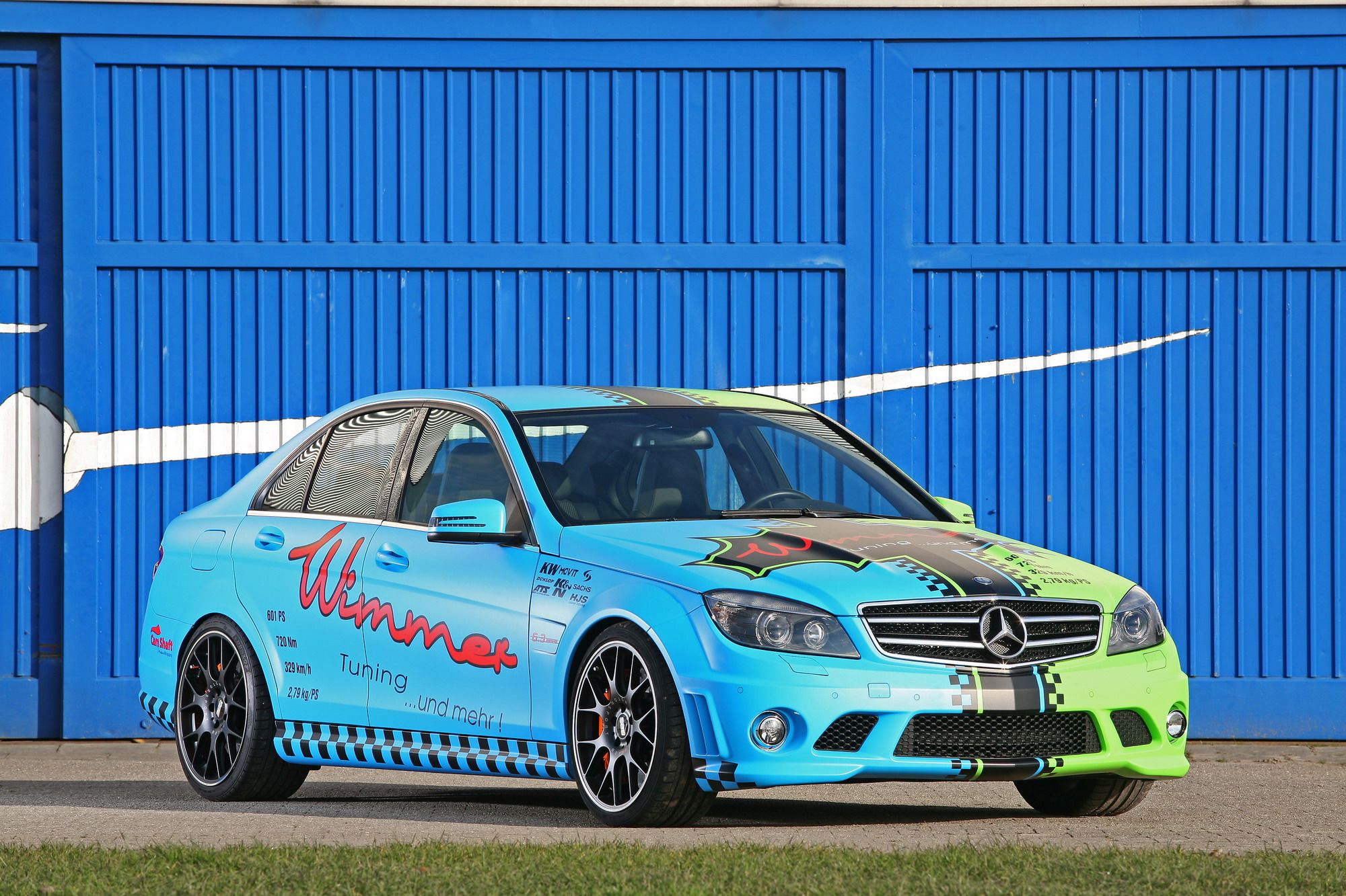2012 Mercedes C63 AMG BlueGreen Eliminator by Wimmer RS
