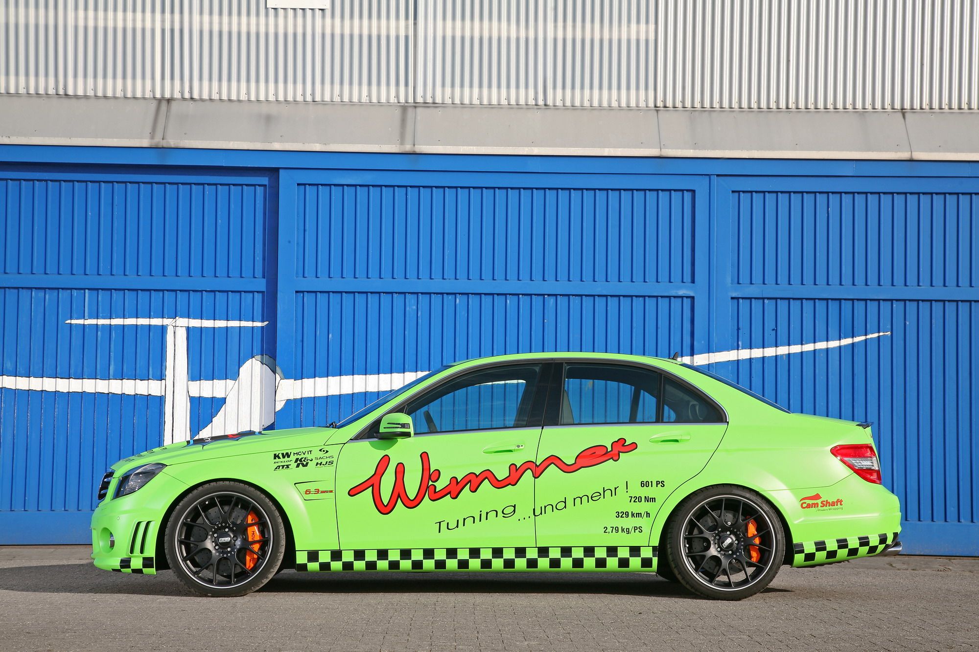 2012 Mercedes C63 AMG BlueGreen Eliminator by Wimmer RS