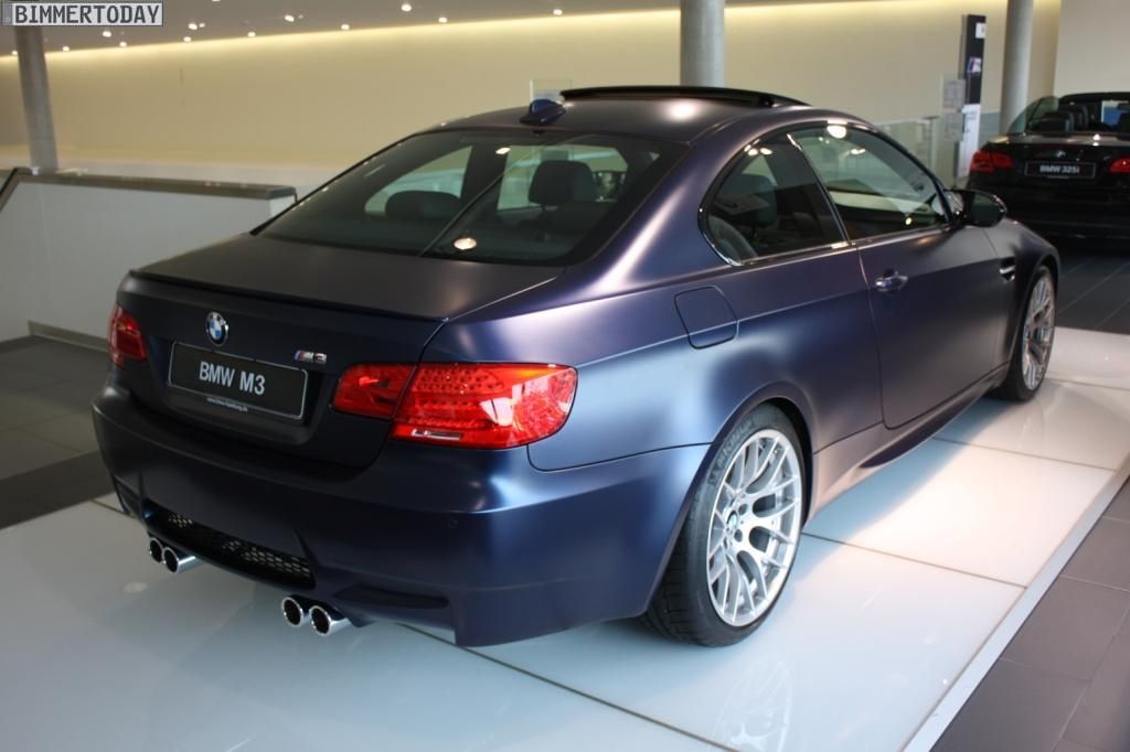 2012 BMW M3 Frozen Dark Blue