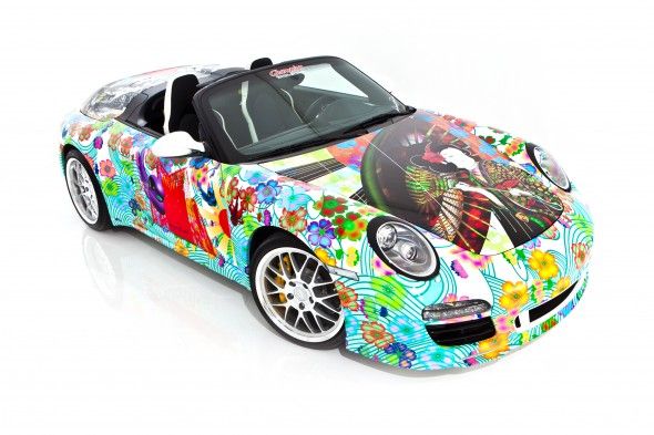 2011 Porsche 911 Speedster Champion Motorsports Art Car by Miguel Paredes