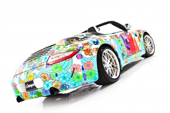 2011 Porsche 911 Speedster Champion Motorsports Art Car by Miguel Paredes