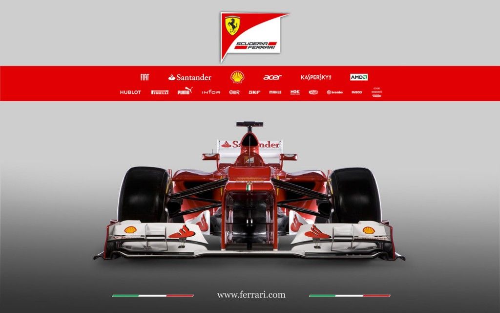2012 Ferrari F2012 Formula 1 Race Car
