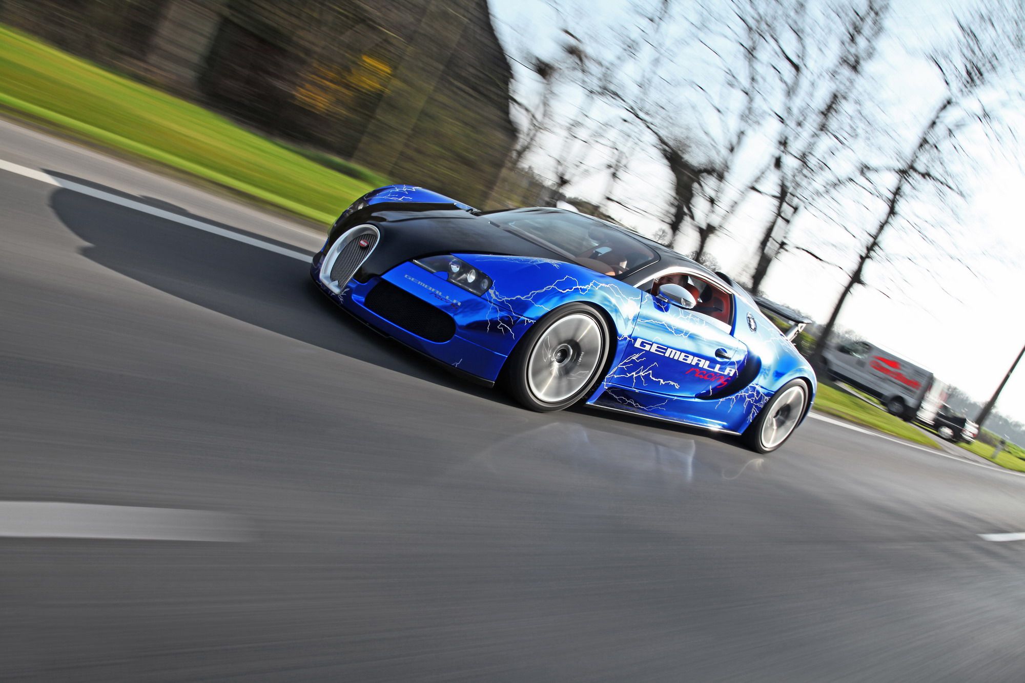 2012 Bugatti Veyron Sang Gemballa Blue by Gemballa Racing and Cam Shaft