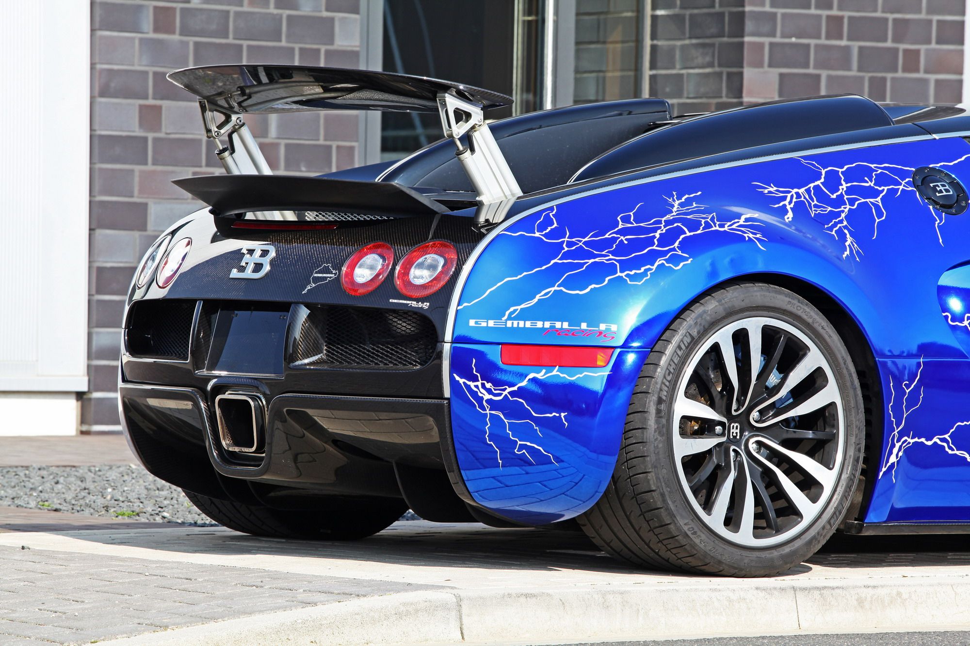 2012 Bugatti Veyron Sang Gemballa Blue by Gemballa Racing and Cam Shaft