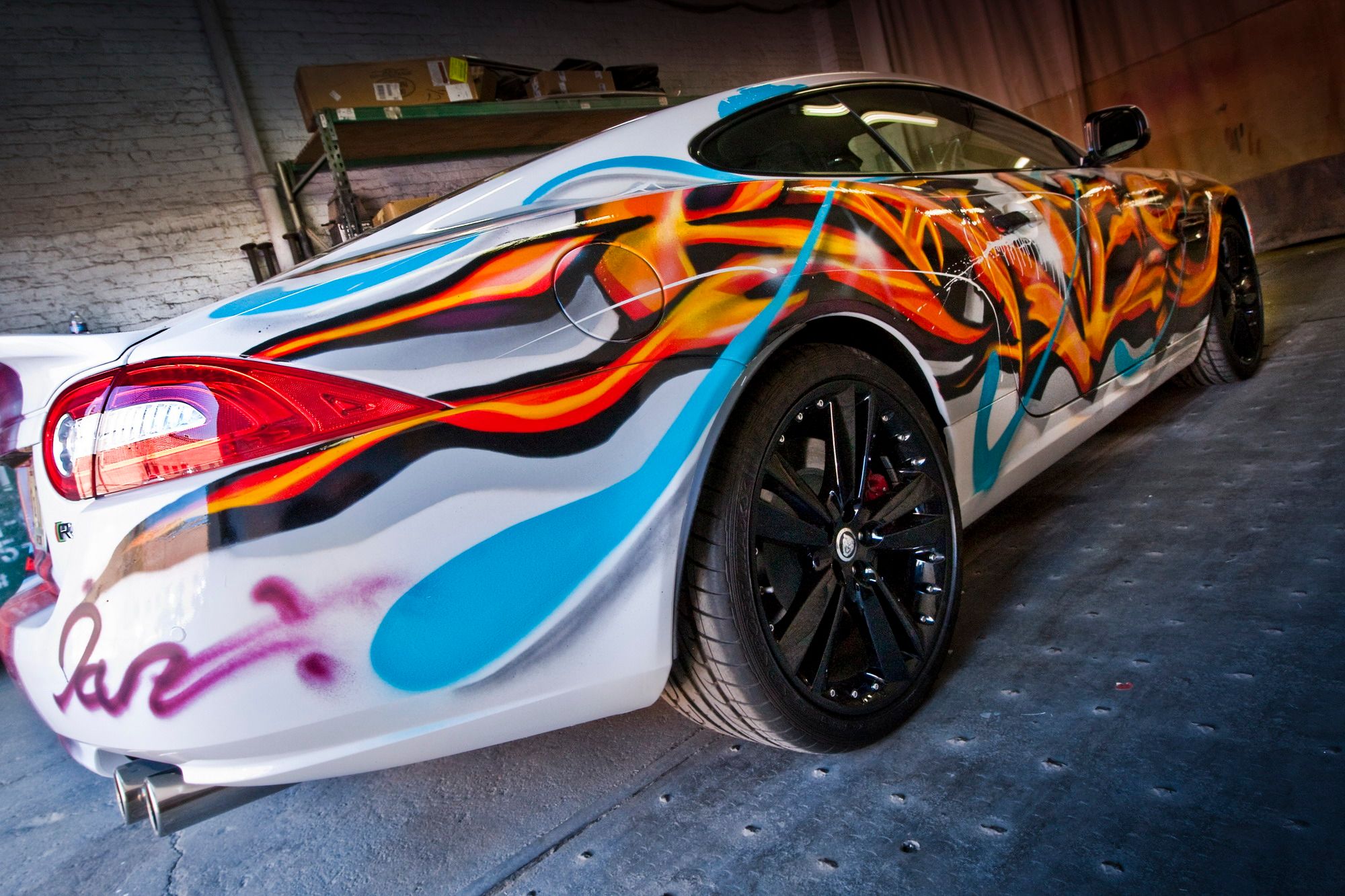 2012 Jaguar XKR Art Car