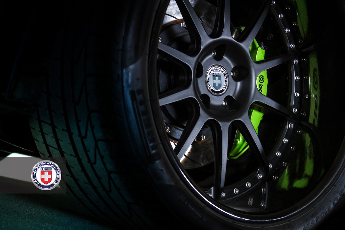  Verde Ithaca Nissan GT-R on HRE wheels