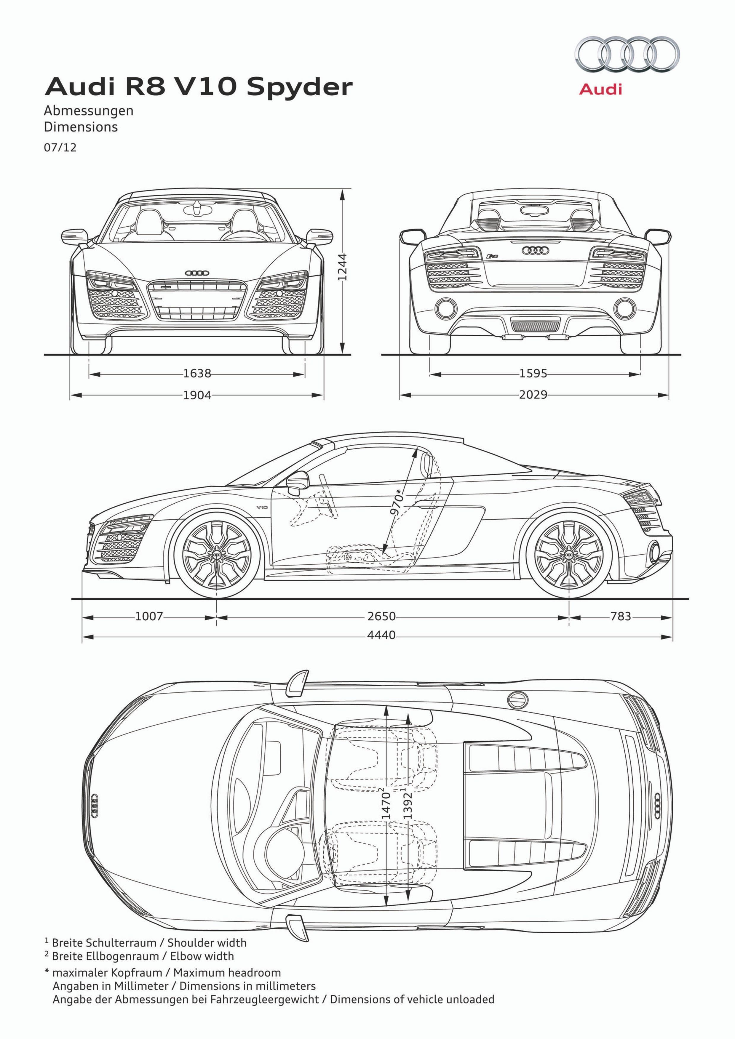 2014 - 2015 Audi R8 V10 Spyder