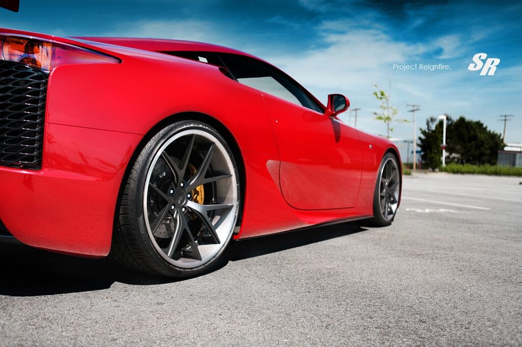  Lexus LFA 'Project Reignfire' by PUR wheels