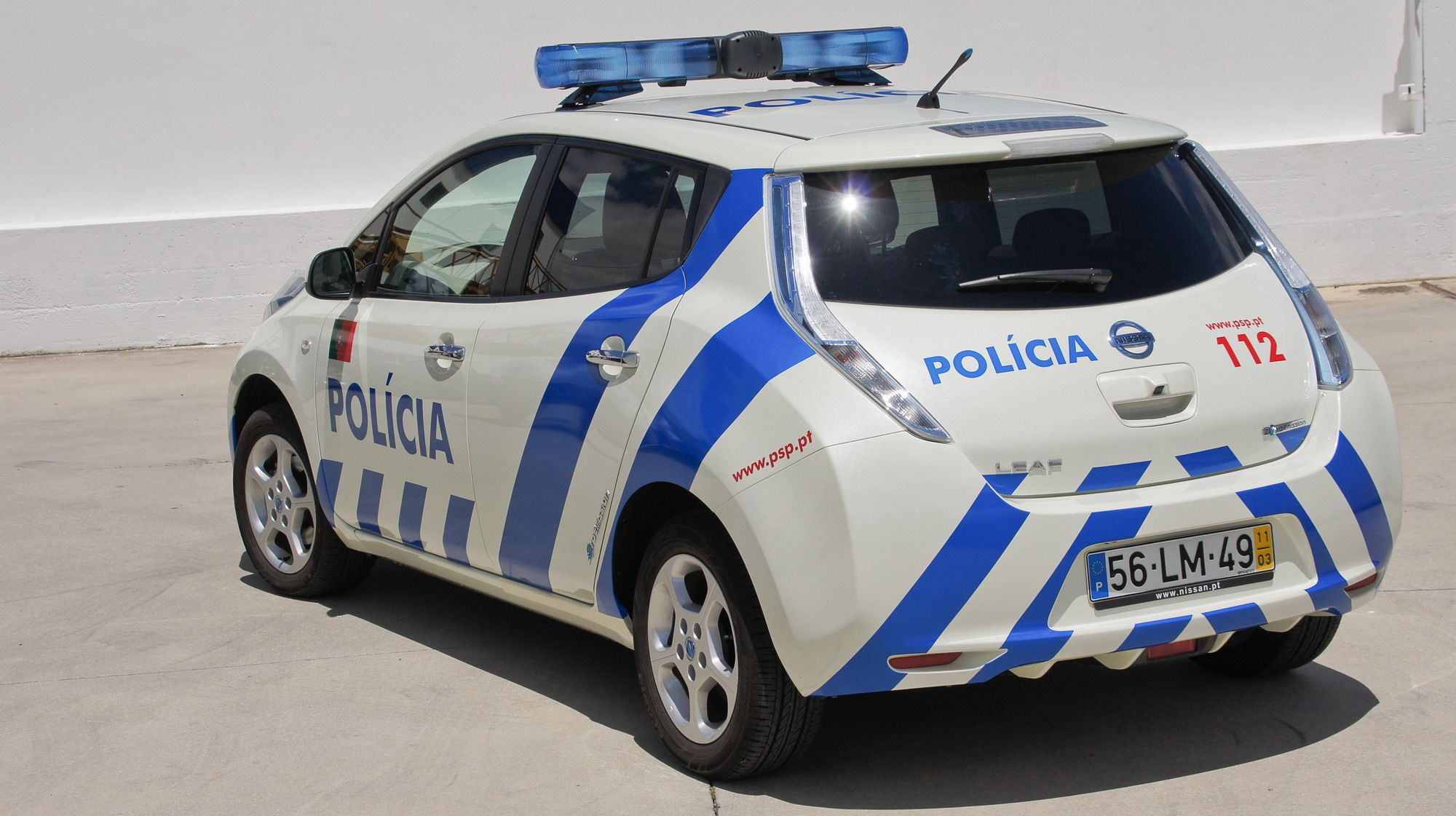 2012 Nissan Leaf Police Car