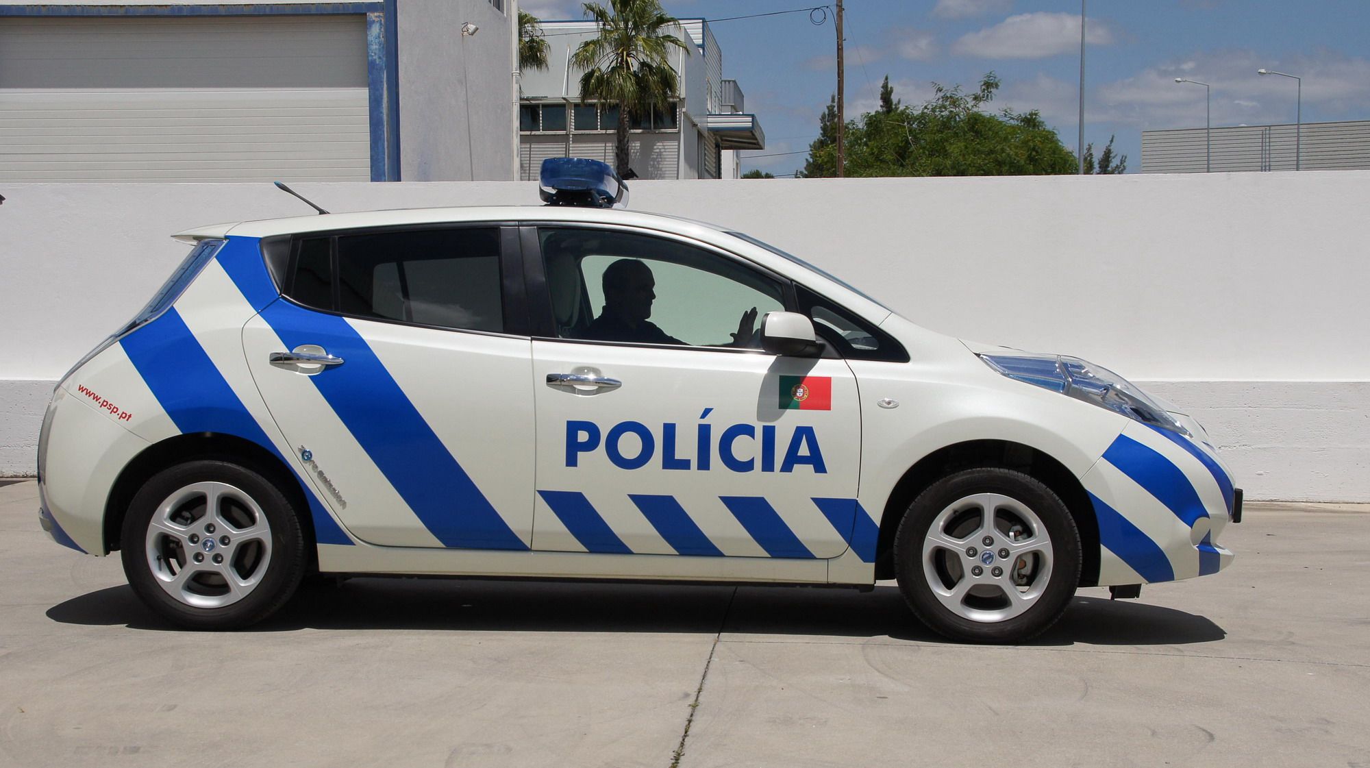 2012 Nissan Leaf Police Car