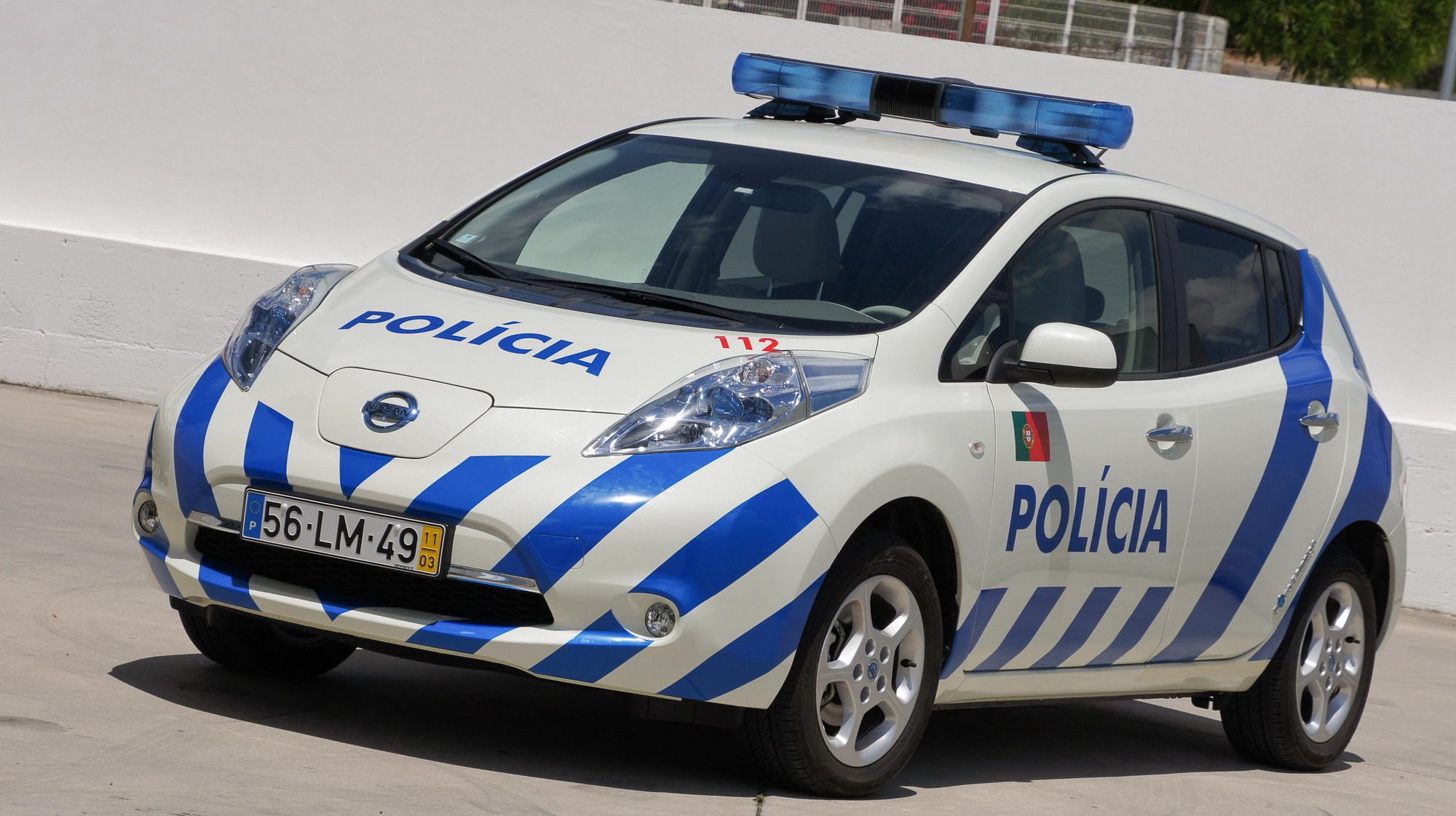 2012 Nissan Leaf Police Car