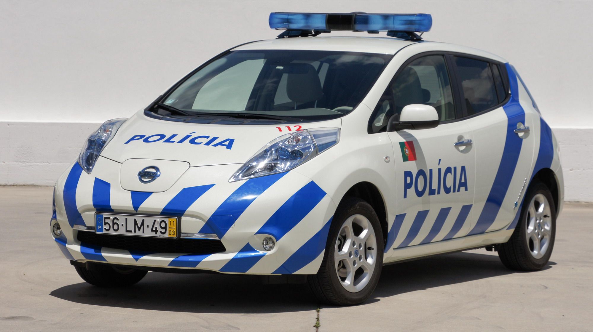 2012 Nissan Leaf Police Car