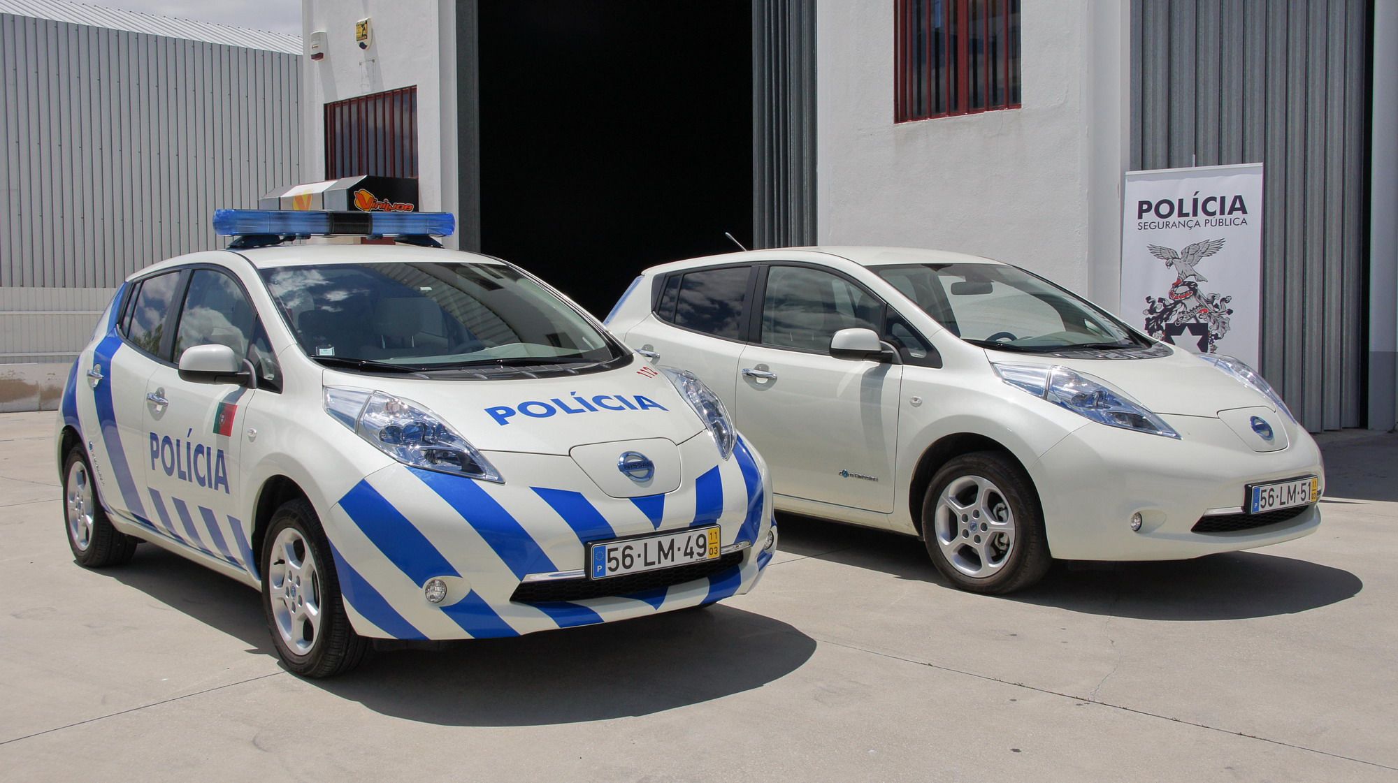 2012 Nissan Leaf Police Car