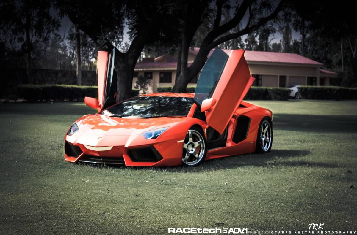 2012 Lamborghini Aventador by ADV.1 Wheels