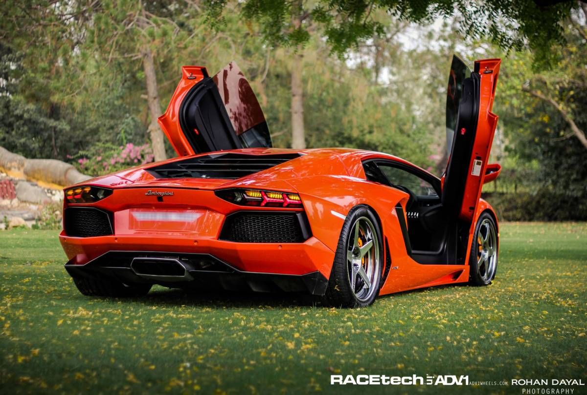 2012 Lamborghini Aventador by ADV.1 Wheels