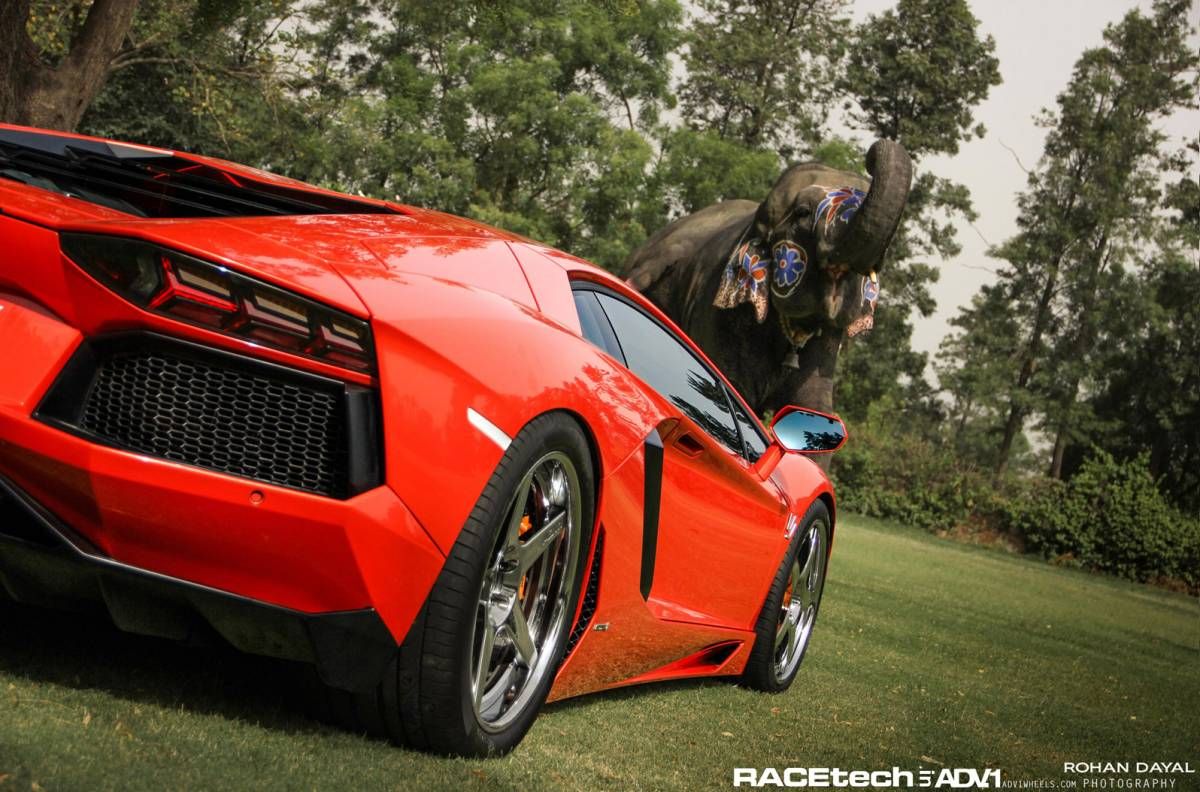 2012 Lamborghini Aventador by ADV.1 Wheels