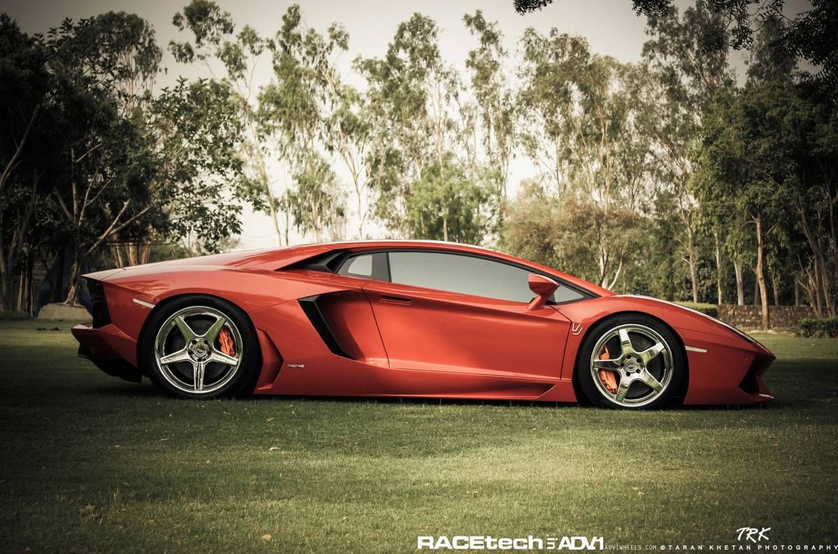 2012 Lamborghini Aventador by ADV.1 Wheels