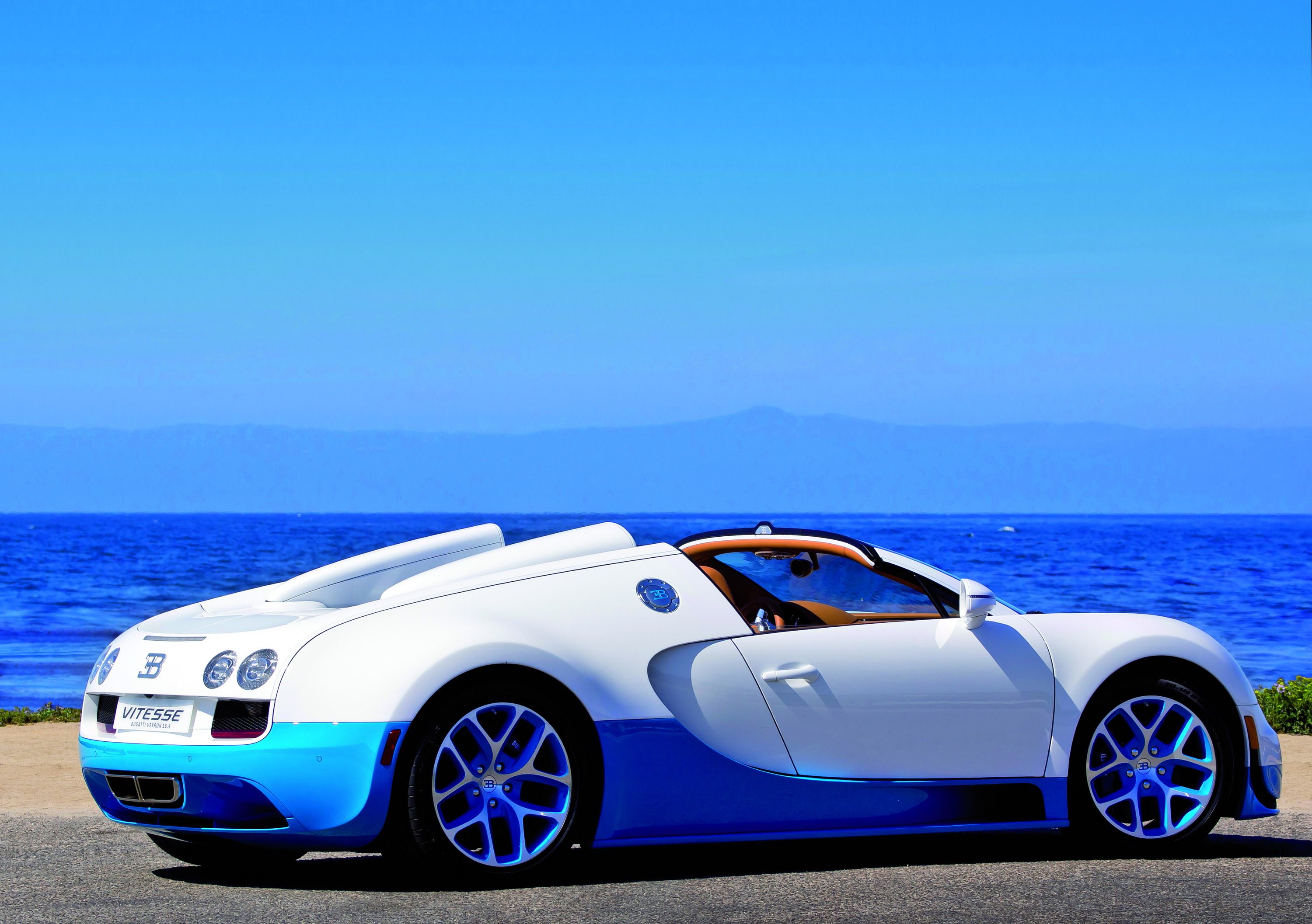 2012 Bugatti Veyron 16.4 Grand Sport Vitesse Bianco and New Light Blue