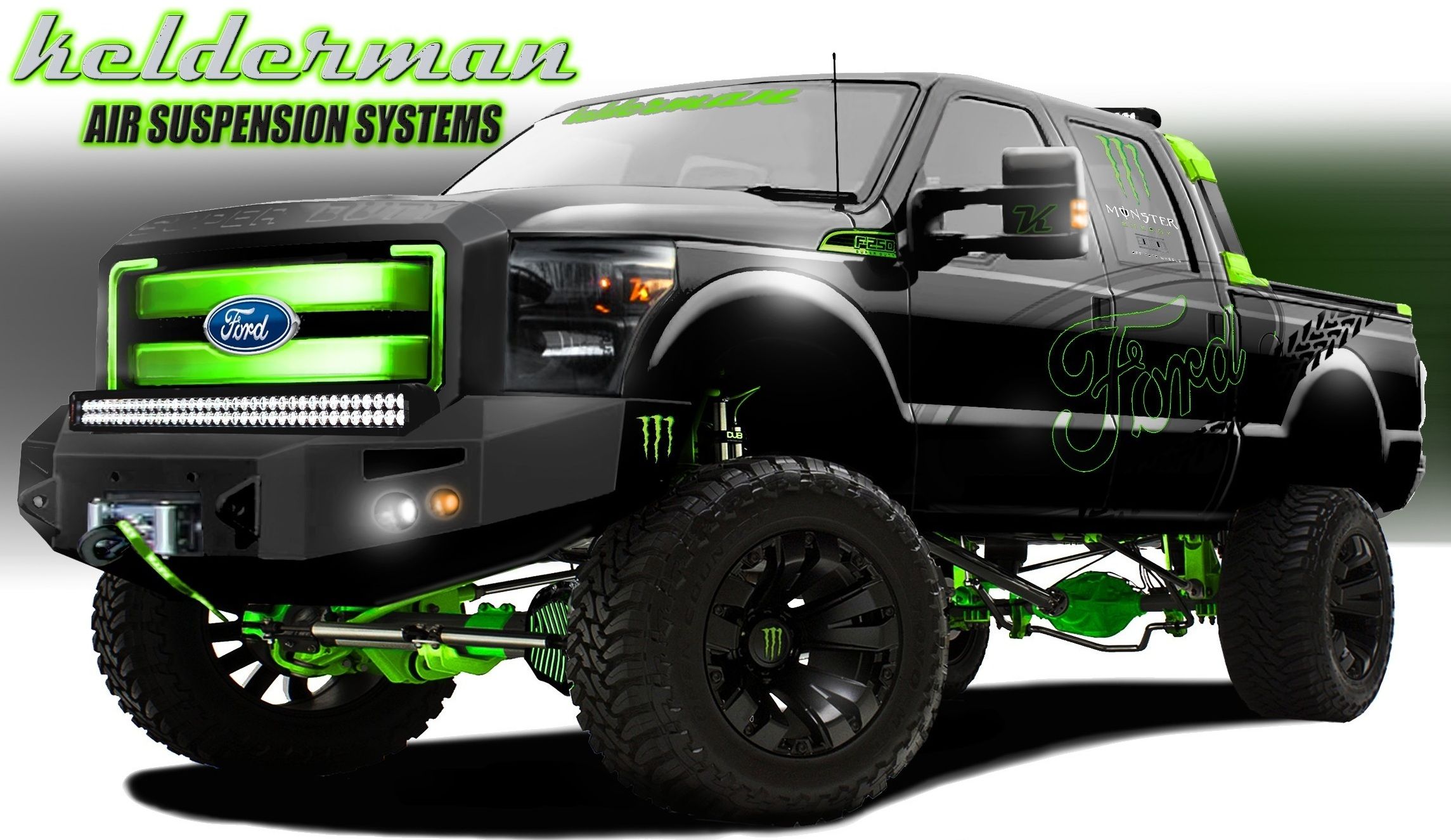 2012 Ford F-250 By Kelderman Air Suspension Systems