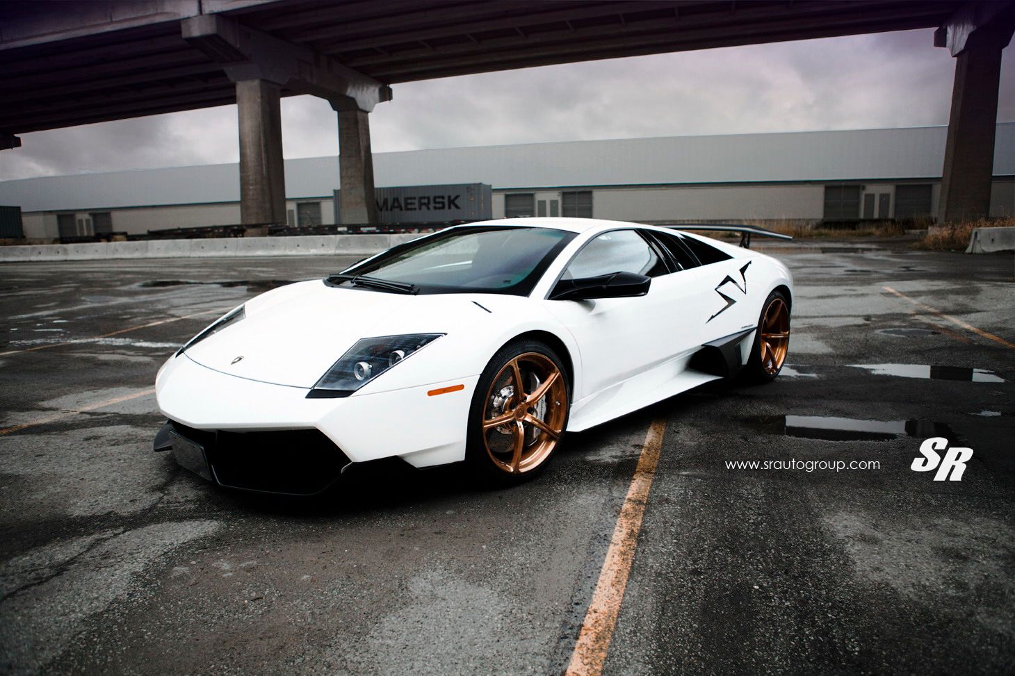 2012 Lamborghini Murcielago LP670-4 SV Monaco Gold by SR Auto Group