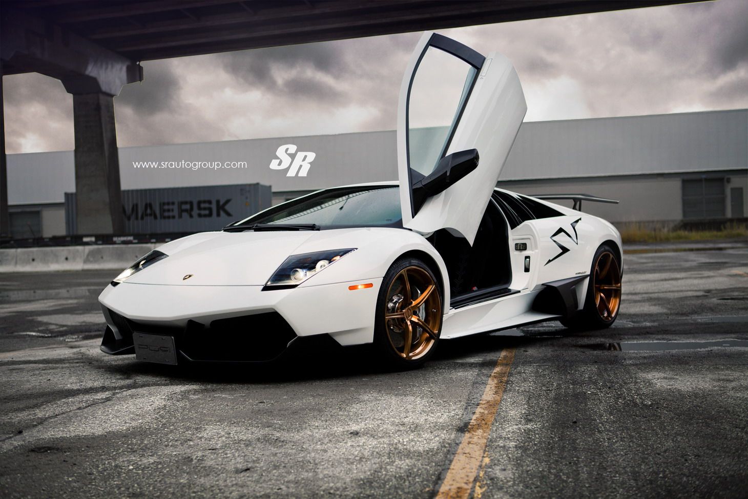 2012 Lamborghini Murcielago LP670-4 SV Monaco Gold by SR Auto Group