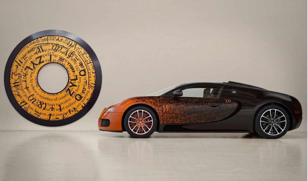 2012 Bugatti Veyron Grand Sport by Bernar Venet