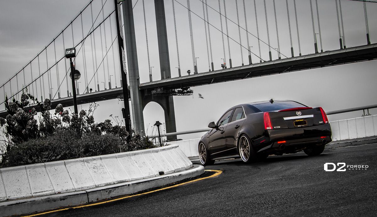 2012 Cadillac CTS-V with D2Forged wheels