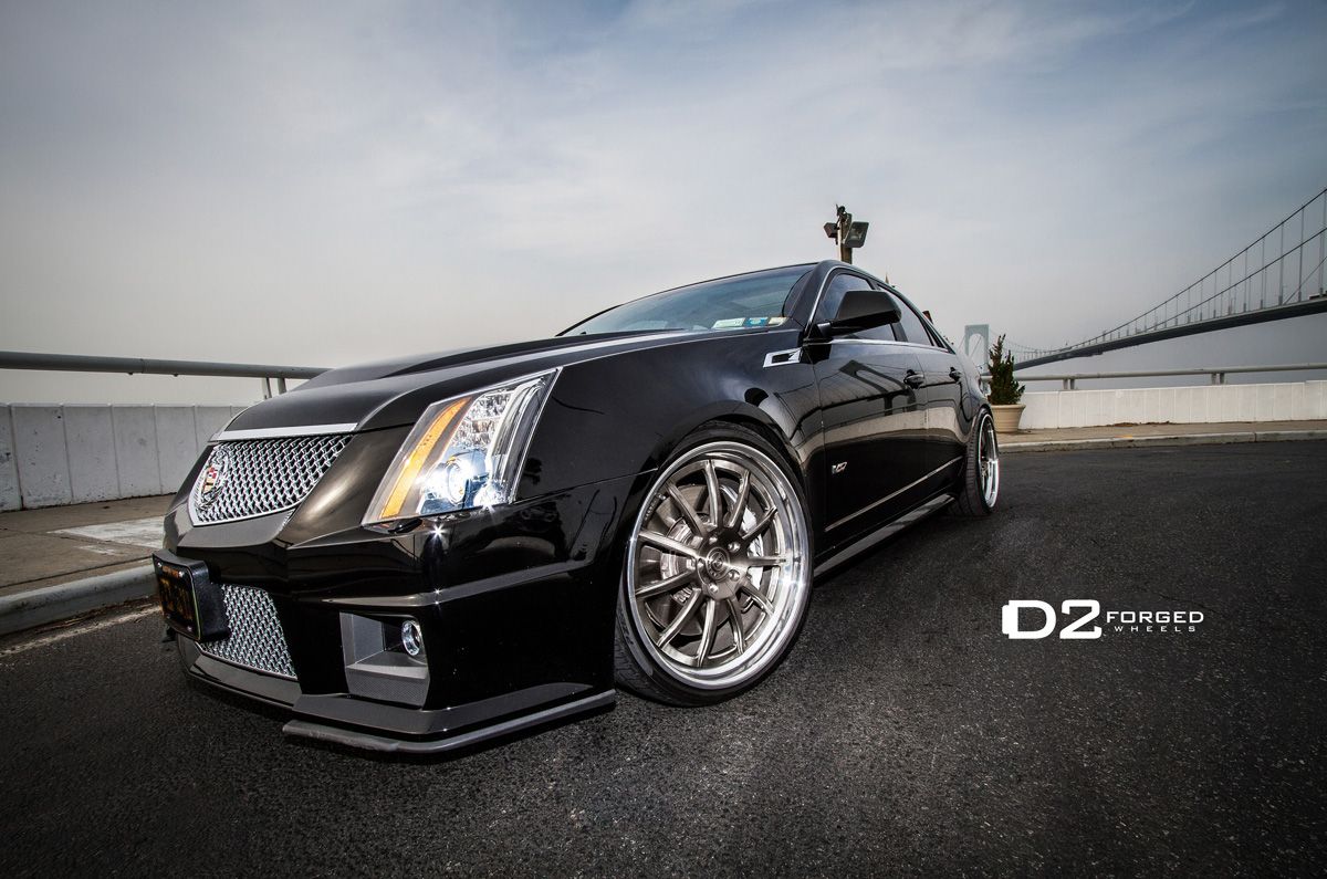 2012 Cadillac CTS-V with D2Forged wheels