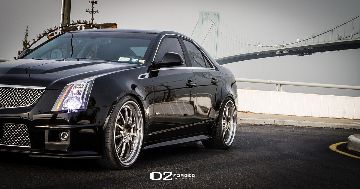 2012 Cadillac CTS-V with D2Forged wheels
