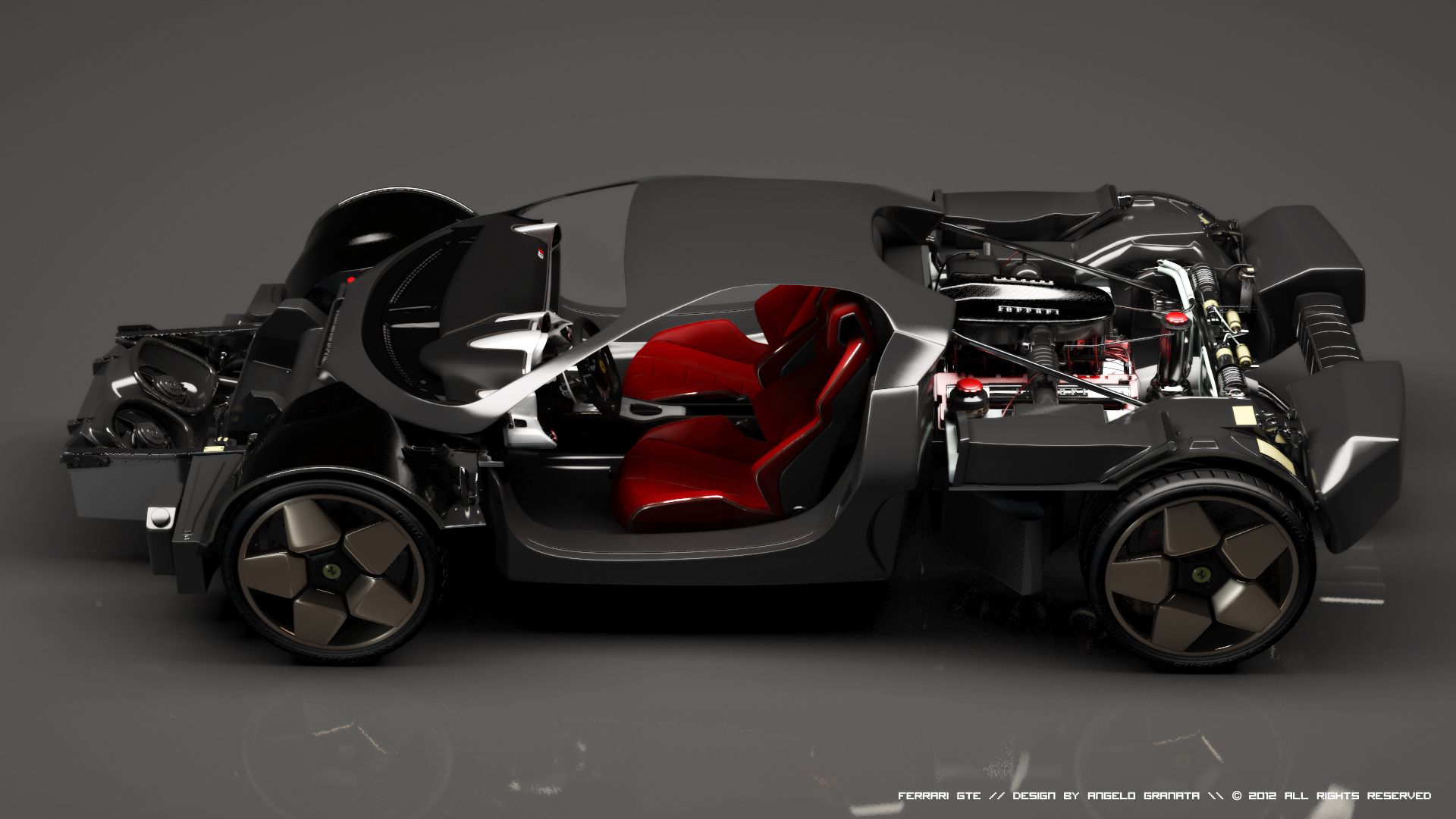 2014 Ferrari GTE Virtual Concept by Angelo Granata