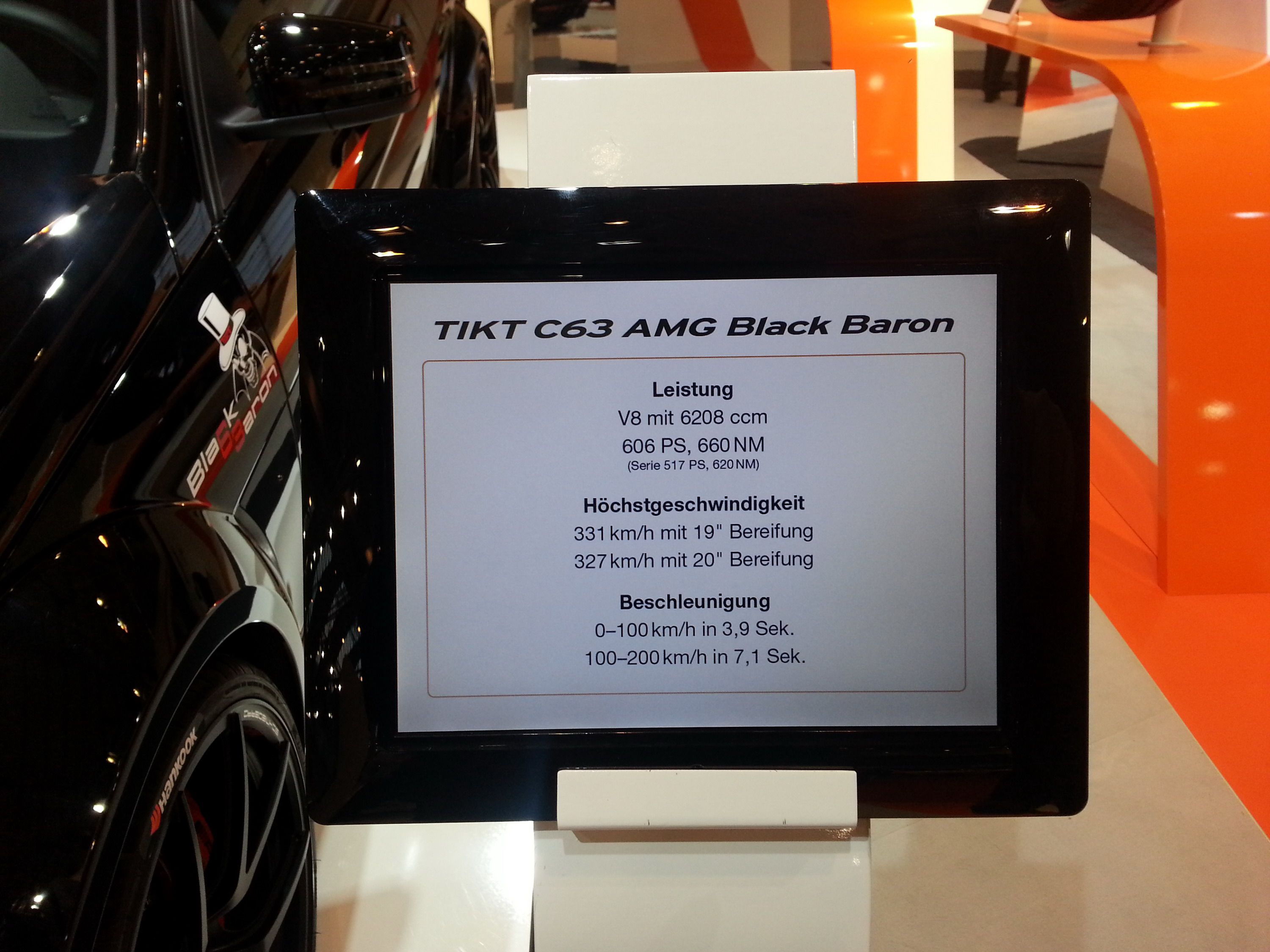 2013 Mercedes-Benz C63 AMG Black Baron by Tikt