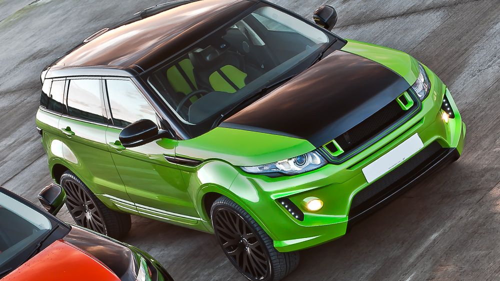 2012 Range Rover Evoque RS250 Green Pearl by Kahn Design