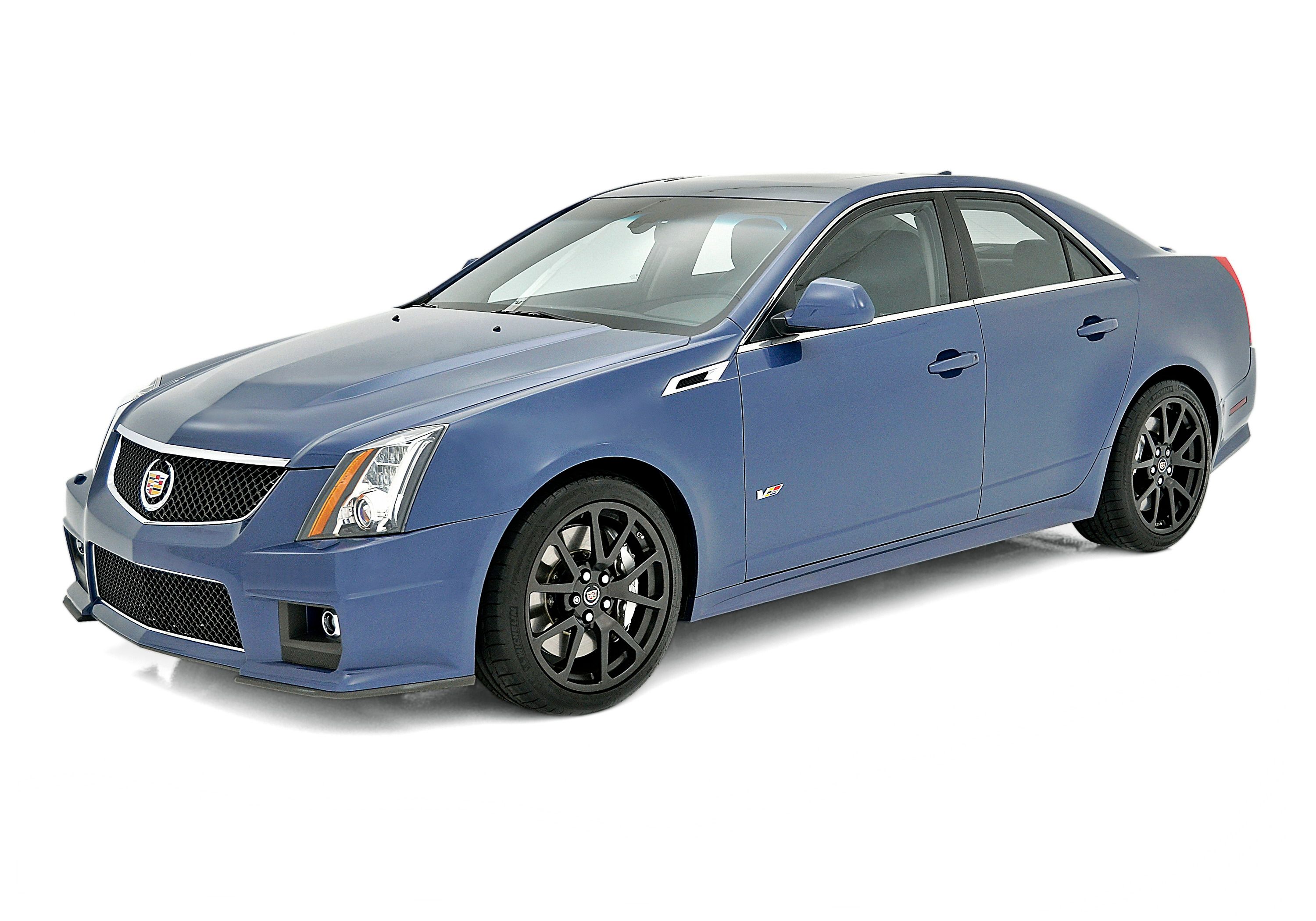 2013 Cadillac CTS-V Silver Frost and Stealth Blue Limited Edition 
