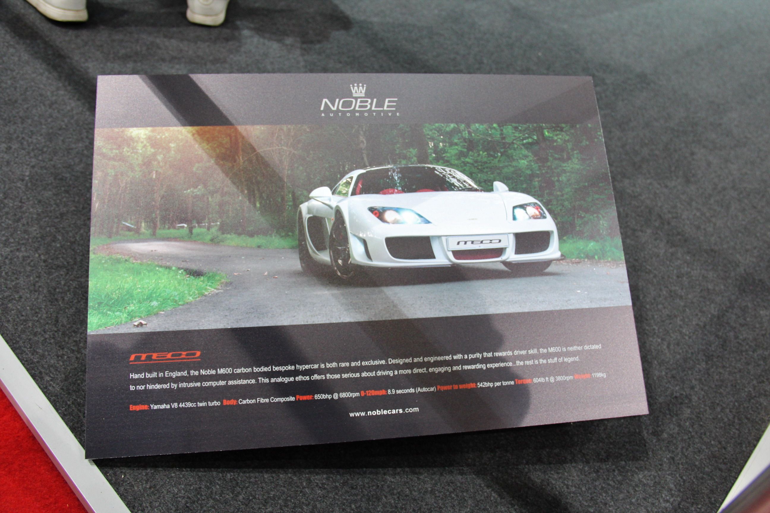 2011 Noble M600