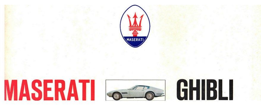 1967 - 1973 Maserati Ghibli