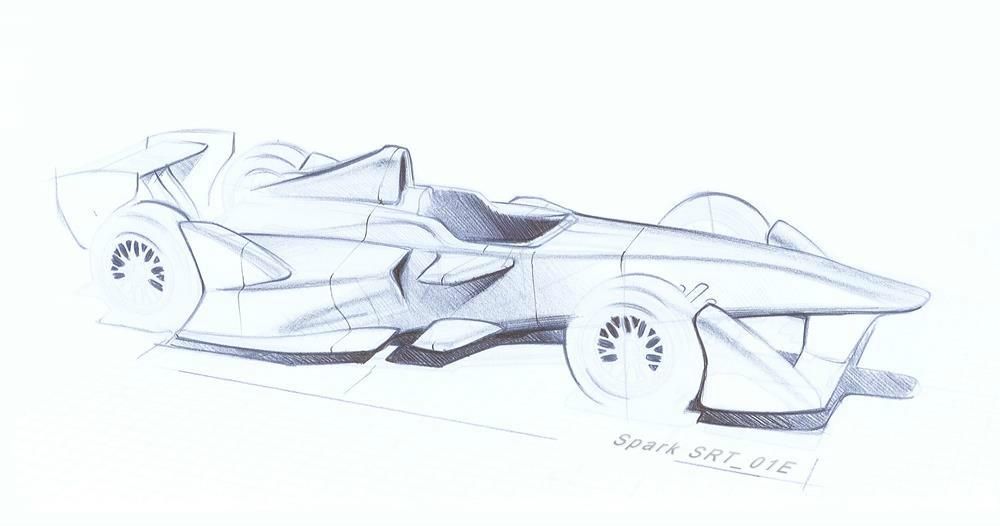 2014 Spark-Renault SRT_01E Formula E Race Car