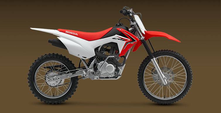 PTS Team Graphics Kit For Honda CRF125/CRF125F 2013-2018 - Red, By FLU Designs