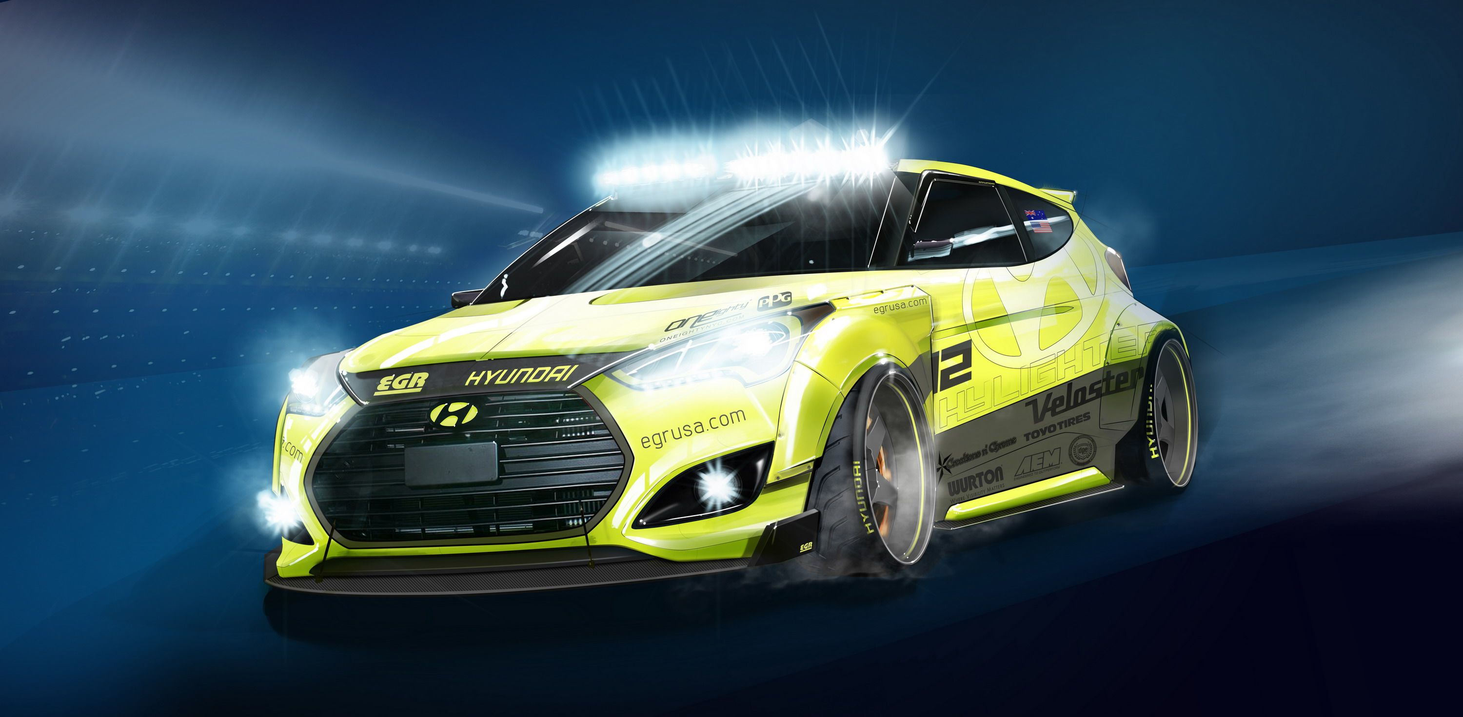 2013 Hyundai Veloster Night Racer Concept by EGR Group