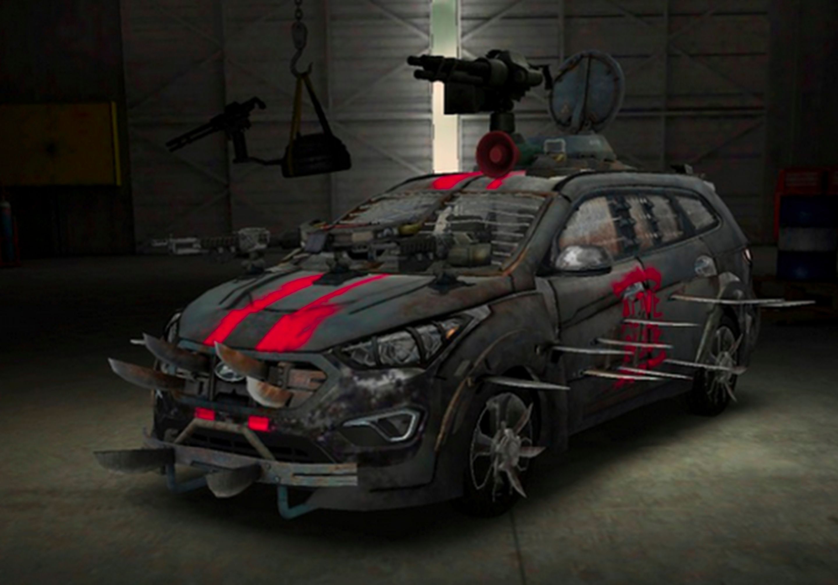 2013 Hyundai Santa Fe Zombie Survival Machine