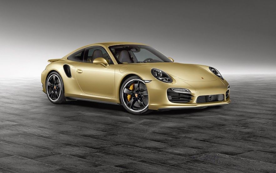 2014 Porsche 911 Turbo Lime Gold by Porsche Exclusive 