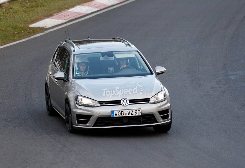 Spy Shots: Volkswagen Golf R Variant Caught Testing At Nurburgring