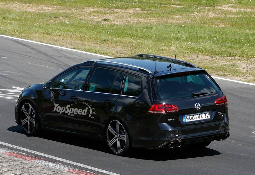 Spy Shots: 2015 Volkswagen Golf R Variant Laps the Nurburgring