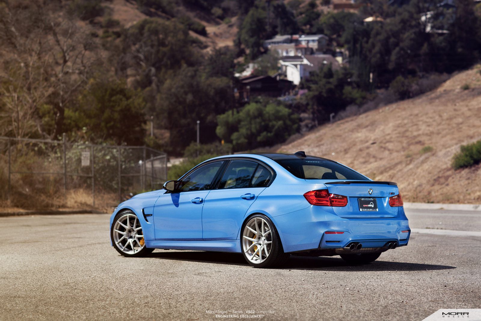 2015 BMW M3 Yas Marina Blue by MORR Wheels