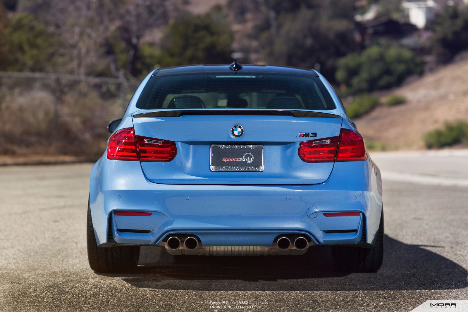 2015 BMW M3 Yas Marina Blue by MORR Wheels