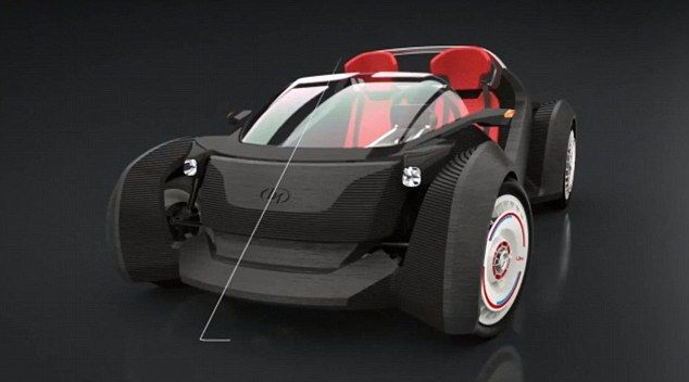  Meet the Local Motors Strati, the world's first 3D-printed car.